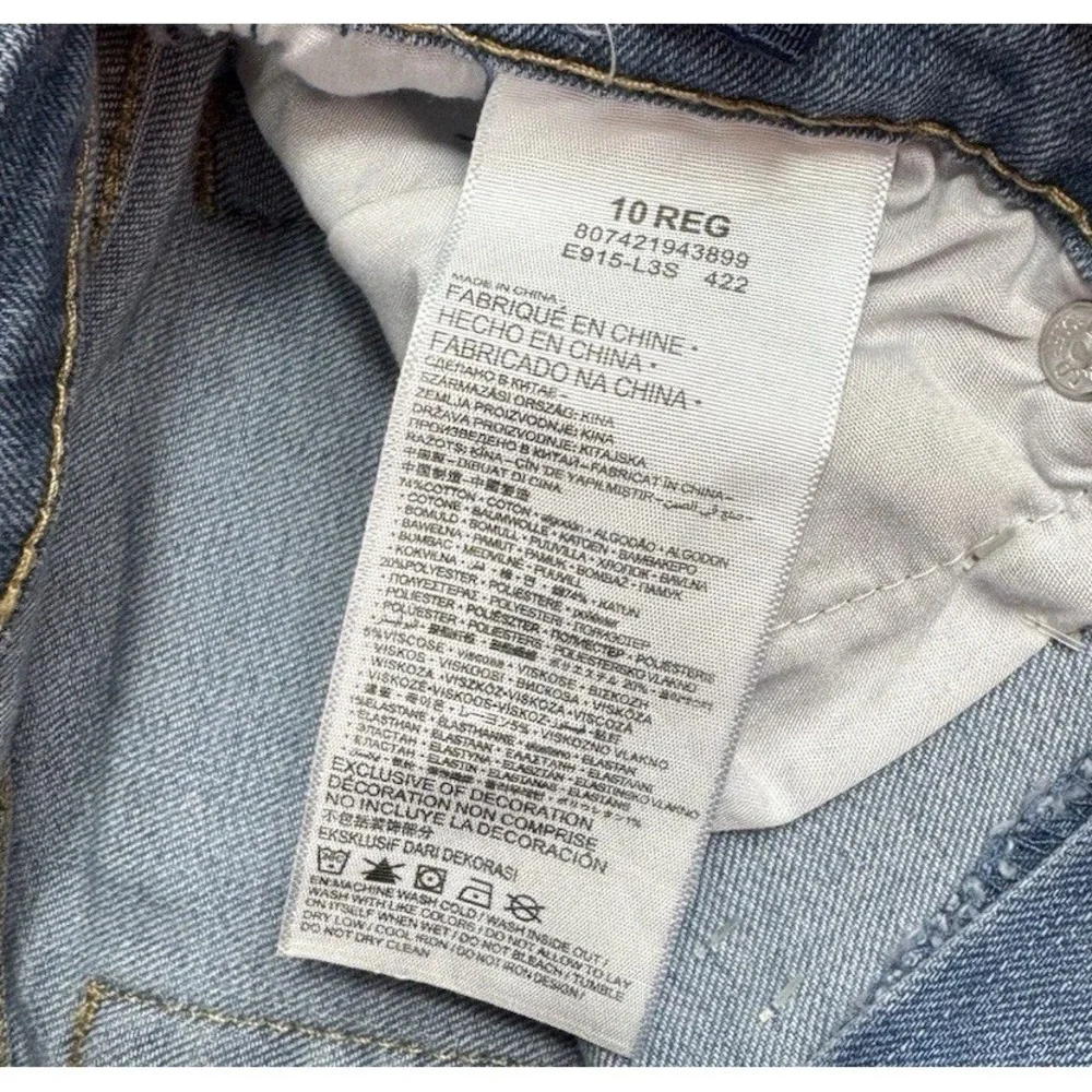 Girls Levi's Bootcut‎ Jeans Sz 10 Regular Fit Stretch Denim Blue – New With Tags